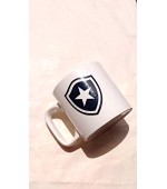 Caneca De Porcelana 400ml Do Botafogo Oficial Licenciado